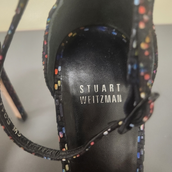 Stuart Weizman Nudist Song Multi Color Sandals Sz 10 M - Picture 9 of 13